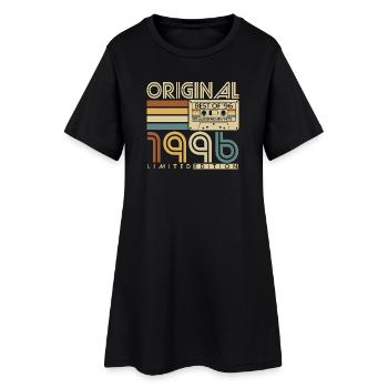 1996 Birthday Retro Vintage Vintage Gift - Women’s T-Shirt Dress - black - Front