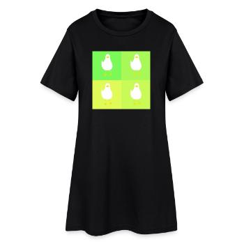 MineMineMineMine - green - Women’s T-Shirt Dress - black - Front
