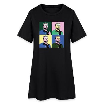Zelensky Pop-Art - Women’s T-Shirt Dress - black - Front
