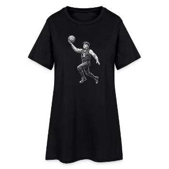 John Quincy Adams Basketball - Frauen T-Shirt-Kleid - Schwarz - Vorne