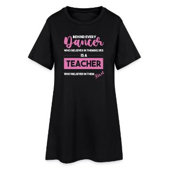 Danseur, chorégraphe, danseur, danseur, professeur de danse, - Robe T-shirt Femme - noir - Devant