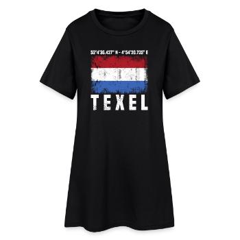 Coordonnées de Texel - Robe T-shirt Femme - noir - Devant