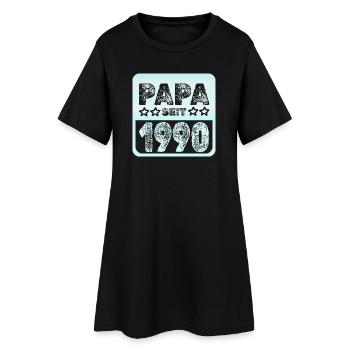 Spruch 1990 - Frauen T-Shirt-Kleid - Schwarz - Vorne