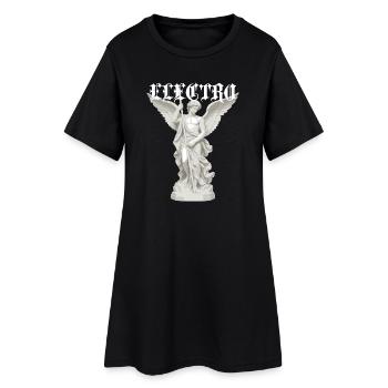Statue d’Ange Électro Gothique - Robe T-shirt Femme - noir - Devant