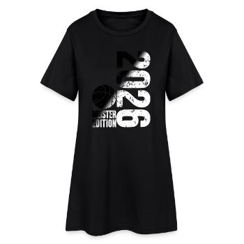 Maillot Basketball Master 2026, noir et blanc - Robe T-shirt Femme - noir - Devant