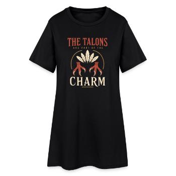 Harpy Greek Mythology Fantasy Monster - Women’s T-Shirt Dress - black - Front