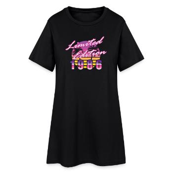 40. Geburtstag Limited Edition 1986 vintage - Frauen T-Shirt-Kleid - Schwarz - Vorne