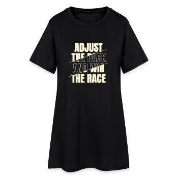 Funny XC Running Runner Gifts Unique Edition - Frauen T-Shirt-Kleid - Schwarz - Vorne