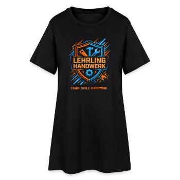 Eine Lehre im Handwerk - das ist die Zukunft - Frauen T-Shirt-Kleid - Schwarz - Vorne