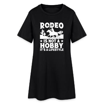 Rodeo Horse Riding Rodeo Is Not A Hobby Cowboy - Frauen T-Shirt-Kleid - Schwarz - Vorne