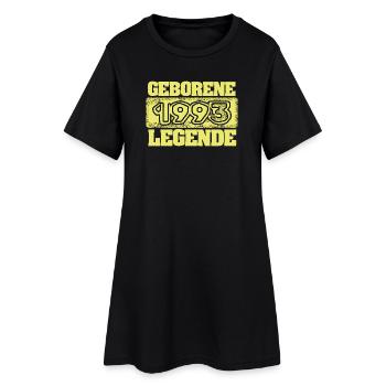 Geborene 1993 Legende - Frauen T-Shirt-Kleid - Schwarz - Vorne