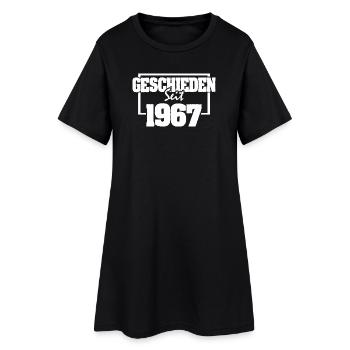 Sprueche 1967 - Frauen T-Shirt-Kleid - Schwarz - Vorne