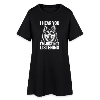 Dictons malamutes d’Alaska Don des Malamutes d’Alaska - Robe T-shirt Femme - noir - Devant