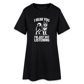 Dictons malamutes d’Alaska Don des Malamutes d’Alaska - Robe T-shirt Femme - noir - Devant
