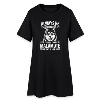Dictons malamutes d’Alaska Don des Malamutes d’Alaska - Robe T-shirt Femme - noir - Devant