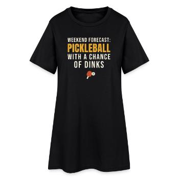 Never Underestimate A Grandma Paddle - Women’s T-Shirt Dress - black - Front