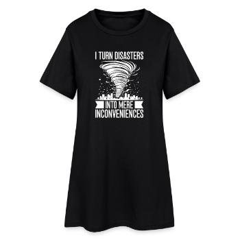 Insurance Agent Costume Inconveniences Medicare - Frauen T-Shirt-Kleid - Schwarz - Vorne