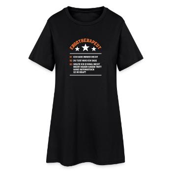 Ergotherapeut Immer Recht - Frauen T-Shirt-Kleid - Schwarz - Vorne