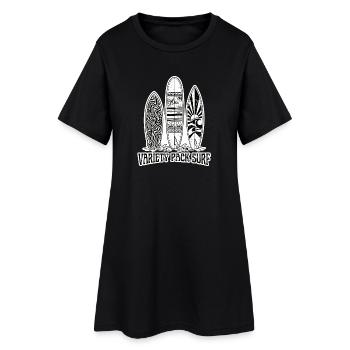 Surf Rock Surfing - Robe T-shirt Femme - noir - Devant