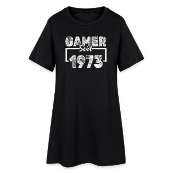 Gamer 1973 - Women’s T-Shirt Dress - black - Front