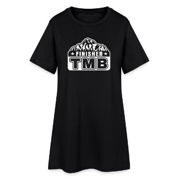 TMB Trek Alps Finisher Hiker Geschenk - Frauen T-Shirt-Kleid - Schwarz - Vorne