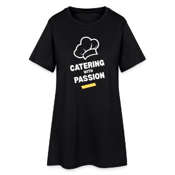 Portez votre marque - Robe T-shirt Femme - noir - Devant
