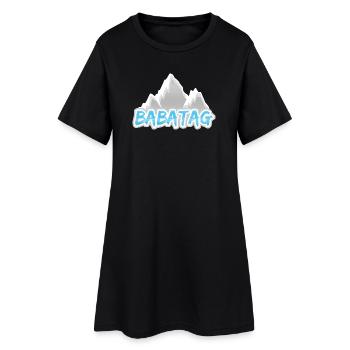 Randonnée Babatag - Robe T-shirt Femme - noir - Devant