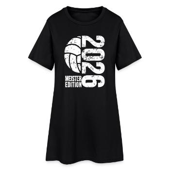Volleyball Master Hoodie 2026, white, swimming trunks - Women’s T-Shirt Dress - black - Front