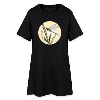 Dragonfly Emperor Anax Imperator - Women’s T-Shirt Dress - black - Front