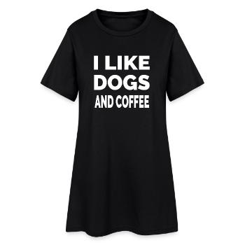canine - Robe T-shirt Femme - noir - Devant