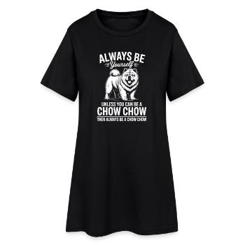 Chow Chow Dictons Chiens Drôle Chow Chow Cadeau - Robe T-shirt Femme - noir - Devant