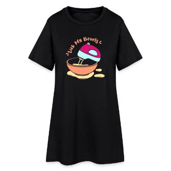 Pâtisserie Pâtissière Pât - Robe T-shirt Femme - noir - Devant