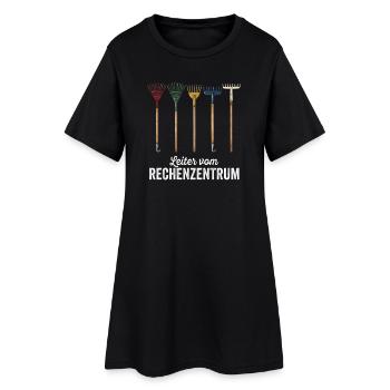 Admin Programmierer ITler Informatiker Spruch EXE - Frauen T-Shirt-Kleid - Schwarz - Vorne