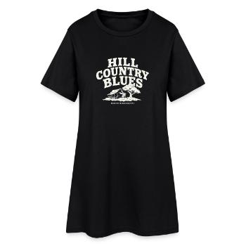 Blues de la région de colline du nord du Mississippi - Robe T-shirt Femme - noir - Devant