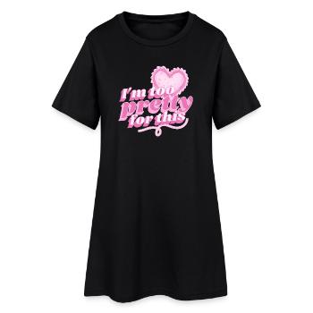 Pretty Ladies - Robe T-shirt Femme - noir - Devant
