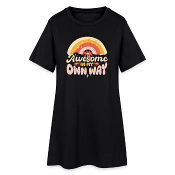 Femmes formidables - Robe T-shirt Femme - noir - Devant