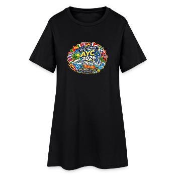 Adventist Youth Congress 2026 Valencia Spain - Robe T-shirt Femme - noir - Devant