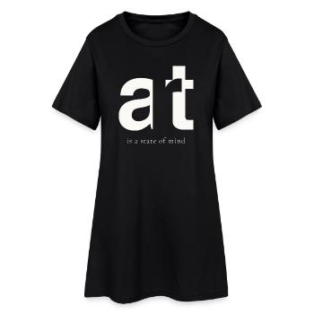 art - Est un état d’esprit - Robe T-shirt Femme - noir - Devant