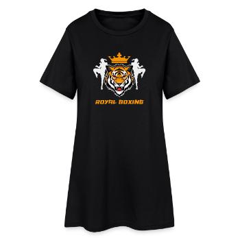 Boxeur de Muay Thai Tiger - Robe T-shirt Femme - noir - Devant