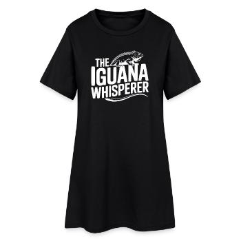 Le Murmureur d’Iguanes - Robe T-shirt Femme - noir - Devant