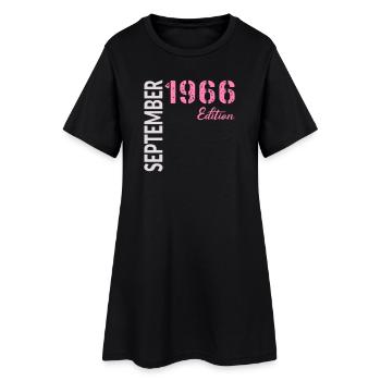 60e anniversaire, septembre 1966 - Robe T-shirt Femme - noir - Devant