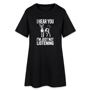 Paroles du chat abyssin cadeau du chat abyssin - Robe T-shirt Femme - noir - Devant