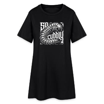 Conception Scolopender - Robe T-shirt Femme - noir - Devant