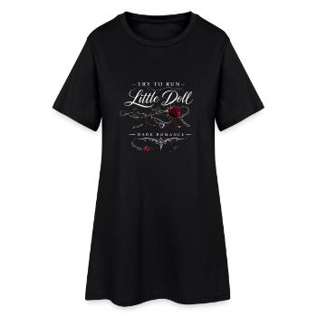 Essaie de gérer Little Doll Dark Romance - Robe T-shirt Femme - noir - Devant