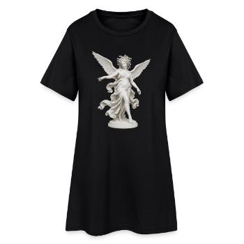 Déesse Méduse Ailée - Robe T-shirt Femme - noir - Devant