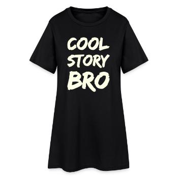 cool_story_bro- - Robe T-shirt Femme - noir - Devant