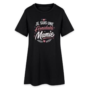 je suis une formidable Mamie - Robe T-shirt Femme - noir - Devant