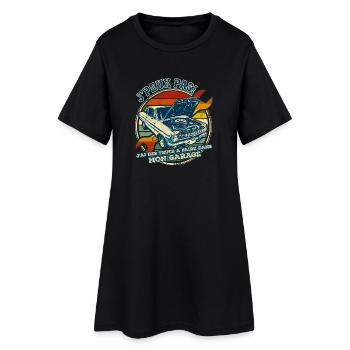 Jpeux Pas Jai Mon Garage Humour Mécanicien - Robe T-shirt Femme - noir - Devant