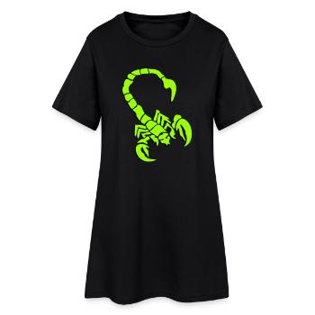 skorpion_01_3d - Robe T-shirt Femme - noir - Devant