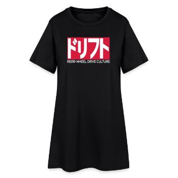 Drift-Design RWD culture - Robe T-shirt Femme - noir - Devant